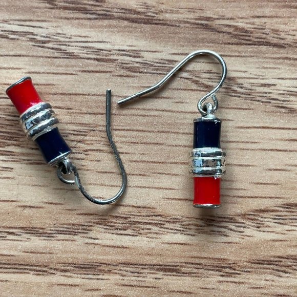 Women Earrings Blue/Red Tone Fashion Earrings - Picture 5 of 7